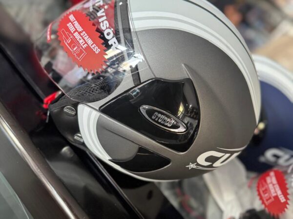 CASQUE SUDDS CUB D4 GRIS-BLANC