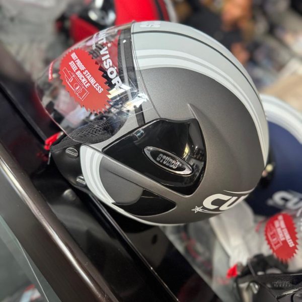 CASQUE SUDDS CUB D4 GRIS-BLANC