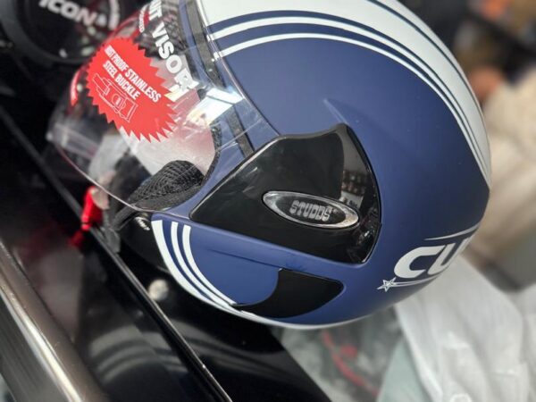 CASQUES STUDDS CUB D4 BLEU-BLANC
