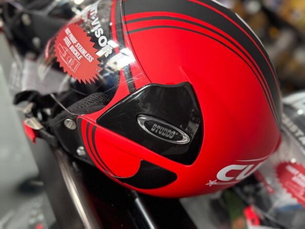 CASQUE STUDDS CUB D4 ROUGE