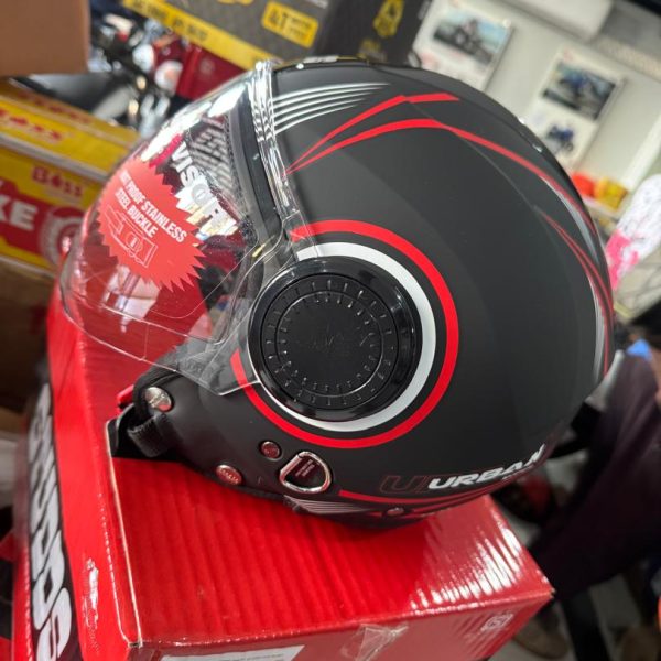CASQUE STUDDS URBAN ROUGE